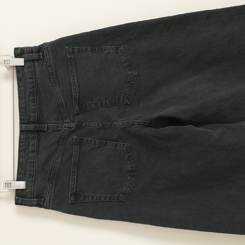 H&M Black Or Dark Gray Wide Leg Women's Jeans - Picture 8 of 14